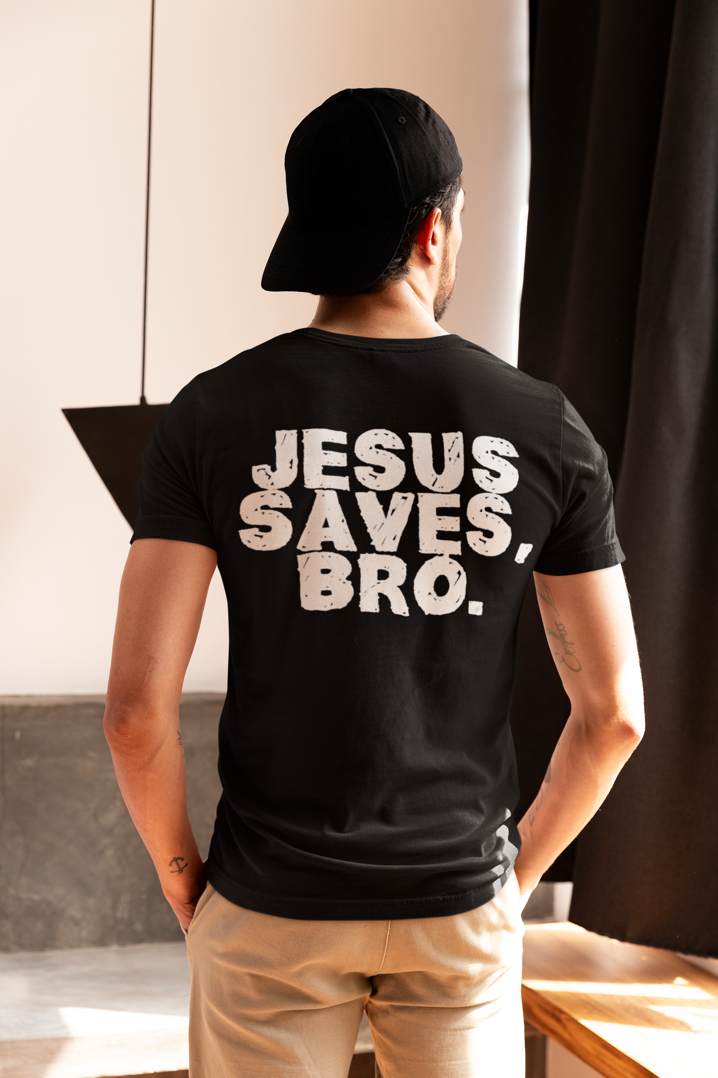 Jesus Saves, Bro. – T-Shirt